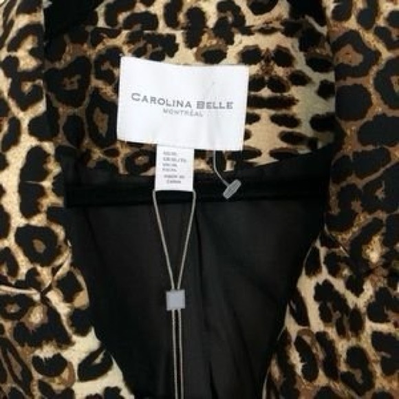 Carolina Belle Double Breasted Leopard Jacket XL - Picture 6 of 7